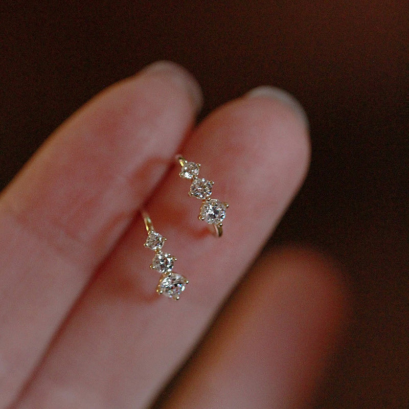 "Pure Flower" Pearl Ring Earrings