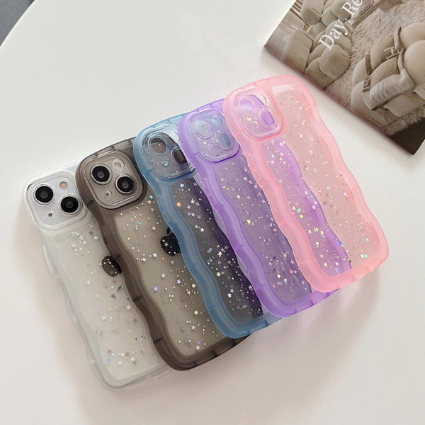 「きらめくジュレ」ぷっくりグリッターiPhoneケース