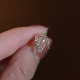 "Pure Flower" Pearl Ring Earrings