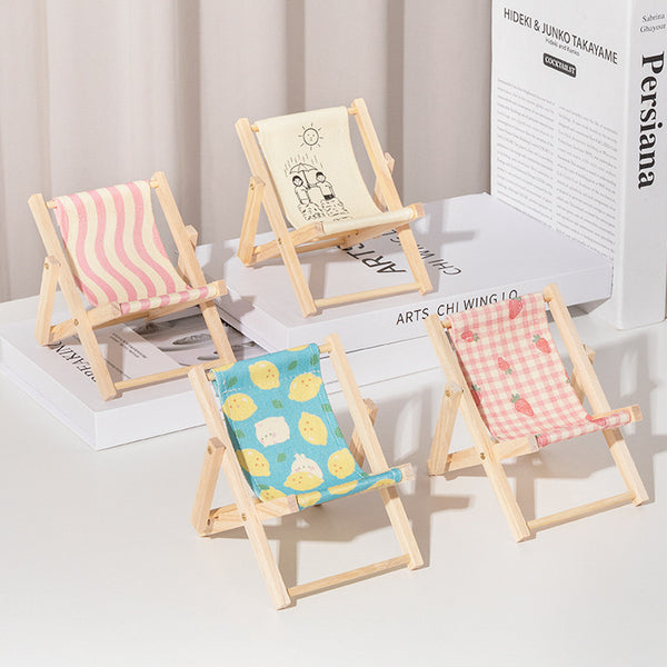 "Katasumi Vacation" Chair-shaped Smartphone Stand