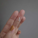 "Pure Flower" Pearl Ring Earrings