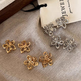 "Subtle sparkle" mini flower hair clip