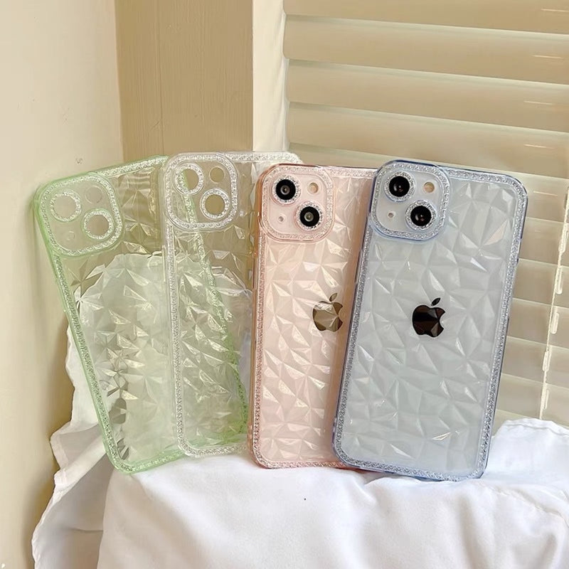 "Multifaceted brilliance" clear smartphone case