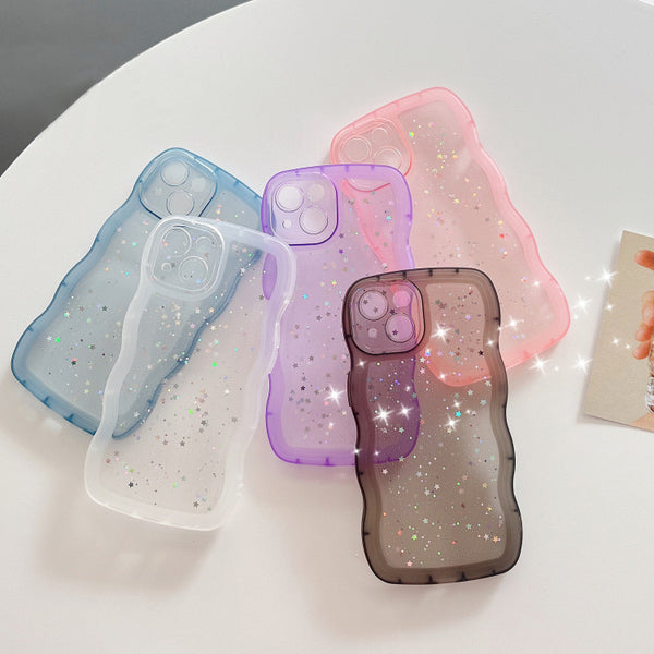 「きらめくジュレ」ぷっくりグリッターiPhoneケース
