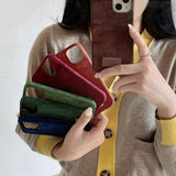 "Tracing the Retro" Velvet-Style Smartphone Case