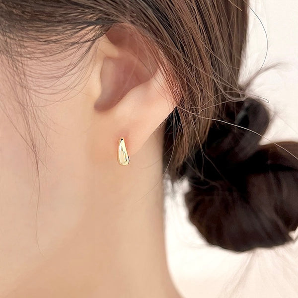 "Drop Hoop" Simple hoop-style earrings