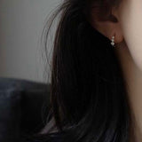 "Pure Flower" Pearl Ring Earrings