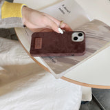 "Tracing the Retro" Velvet-Style Smartphone Case