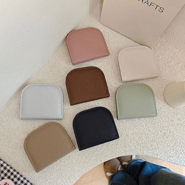 "Chokotto Pocket" PU leather mini wallet available in 7 colors