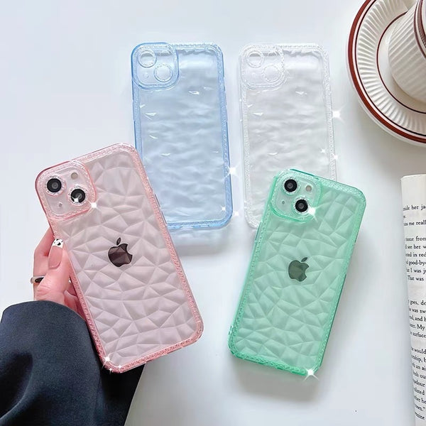 "Multifaceted brilliance" clear smartphone case