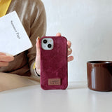 "Tracing the Retro" Velvet-Style Smartphone Case