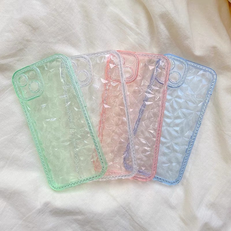 "Multifaceted brilliance" clear smartphone case