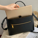 "Changeable Leather" 2-way leather bag