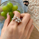 "Shining Fruit" Open Design Ring