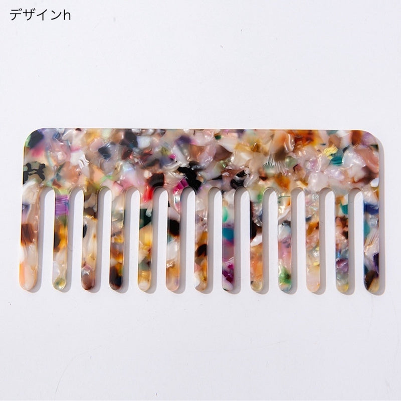 "Flowing Colors" Mixed Color Comb