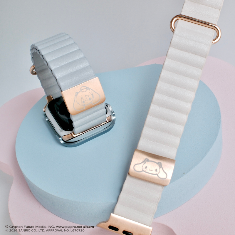 【miku】APPLE WATCH SE 40mm【おまけ付き】 GAACAL x Hatsune Miku x Cinnamoroll Engraved Magnetic Apple Watch