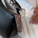 "Silver Mesh" Lip Storage Charm