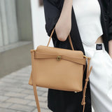 "Changeable Leather" 2-way leather bag