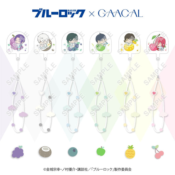 [Pre-order] Limited quantity Blue Rock x GAACAL with beaded strap holder, fruit version, by Rin Ito