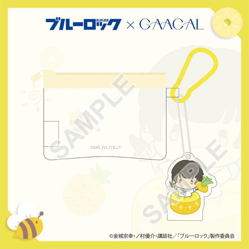 [Pre-order] Limited quantity Blue Rock x GAACAL mini clear pouch with charm Fruit ver. Horaku Kai