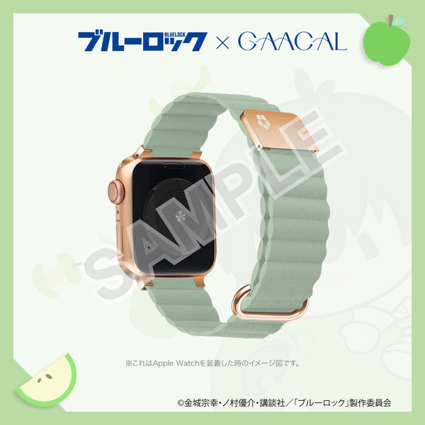 [Pre-order] Limited quantity Blue Rock x GAACAL engraved magnetic Apple Watch band Fruit version Kiyoshi Seiichi