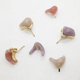 [Depth like natural stone] Marble resin pony hook / 2 types to choose from (metal line, simple)