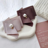 Pearl-Embellished Ribbon Hair Clip: A Touch of Elegant Charm