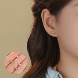 "Twisted Ribbon" Silver Earrings