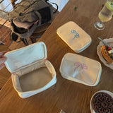 「リボンエンブロイダリー」ポータブルメイクポーチ