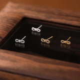 "Twisted Ribbon" Silver Earrings