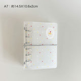 "Lace Cake Sticker Book" M5/A6 personal/A7 size transparent PVC collection book