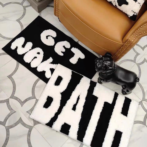 "Sign of Welcome" English Bath Mat
