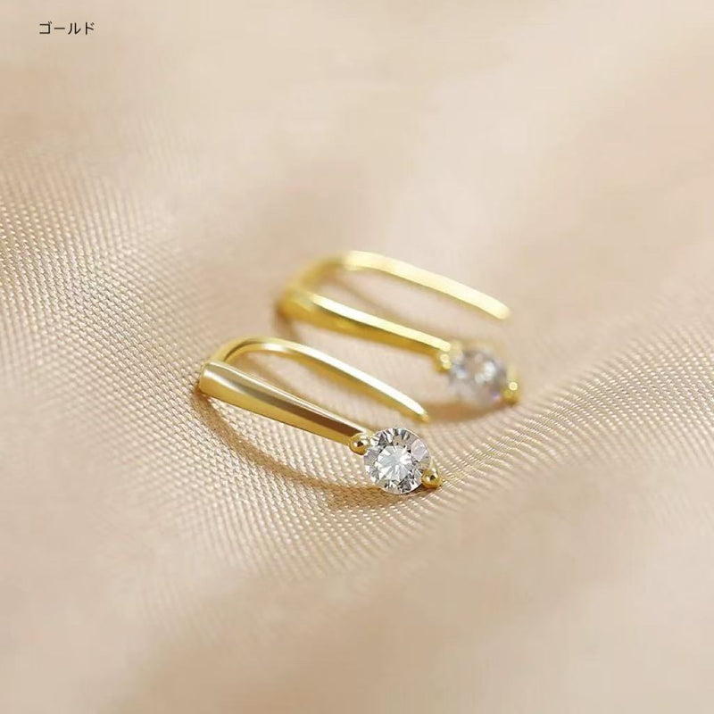 "Simple Elegance" Gold Drop Earrings