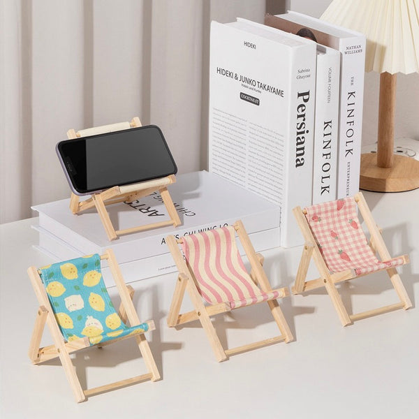 "Katasumi Vacation" Chair-shaped Smartphone Stand