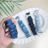 "Yurukawa Denim" Bear Ribbon Apple Watch Band