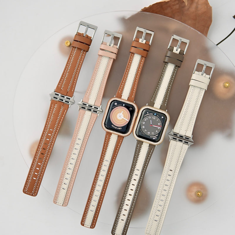 "Adult-like" PU Leather Apple Watch Band 