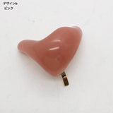 [Depth like natural stone] Marble resin pony hook / 2 types to choose from (metal line, simple)