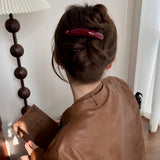 Sophisticated and cute nuanced colors. Simple banana clip | Elegant updo in busy mornings with just one clip [Available in 5 colors]