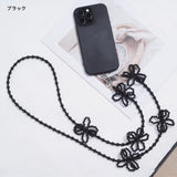 2-Way Handmade-Look Beaded Flower Chain | Simple and Cute Multi-Chain Decorated with Elegant Pearls and Rose Motifs