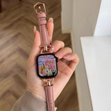 "Adult intellectual feel" Apple Watch band made of different materials 