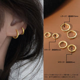 "Favorite Circle" S925 Circle Earrings