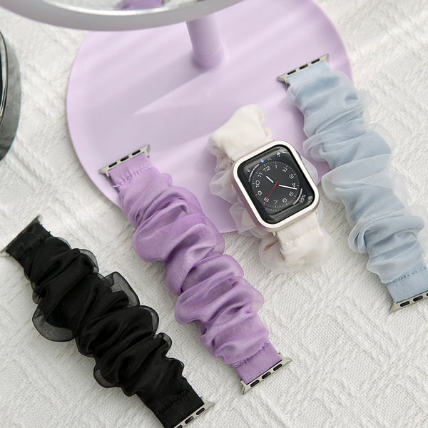 "Digital Scrunchie" Scrunchie-style Apple Watch Band 