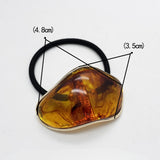 "Milk Coffee Geometric" hair tie