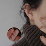 "Pure Flower" Pearl Ring Earrings