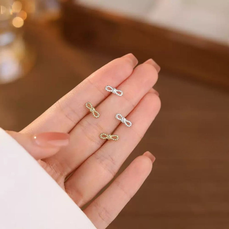 "Twisted Ribbon" Silver Earrings