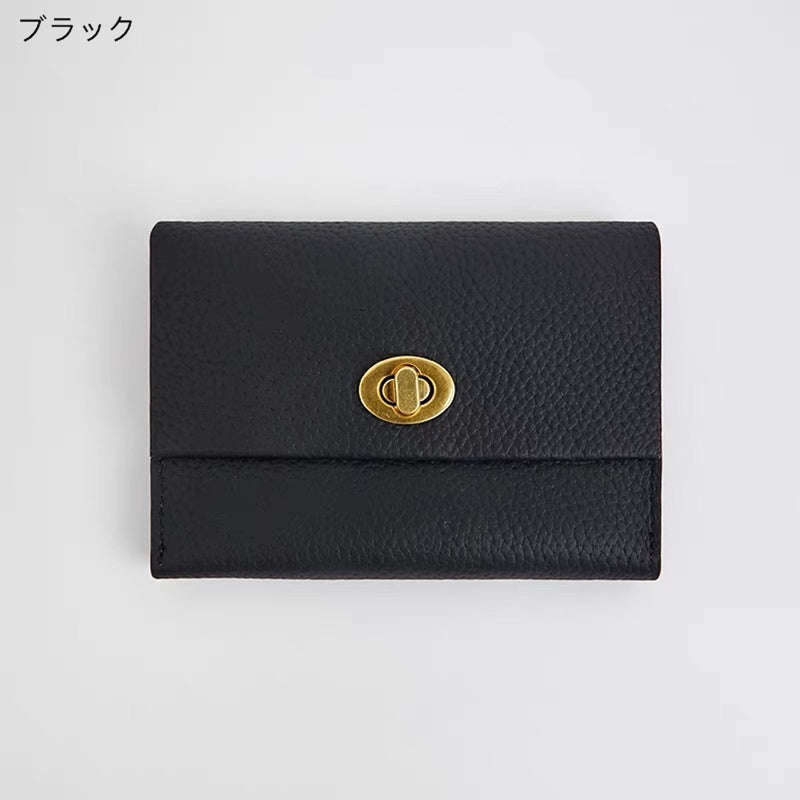 Genuine leather mini wallet for adults