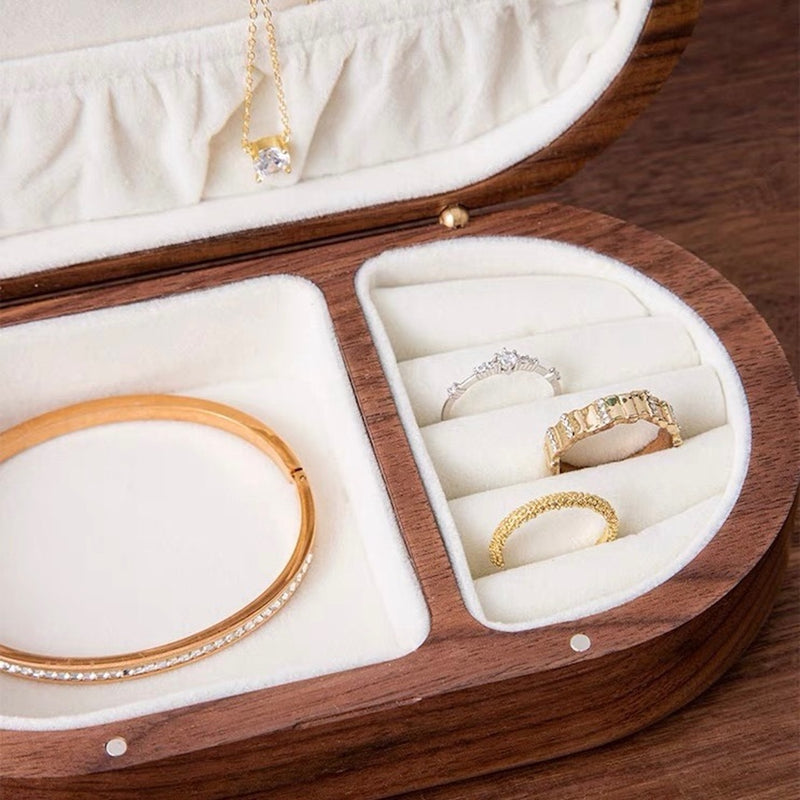 "Touchable" Wooden Accessory Case