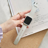 "Beyond the ordinary" PU leather simple Apple Watch band