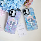 「紫陽花の誘い」着せ替えデザインプレート【PaleCase(パレケース)専用】MagSafe対応｜花祈願