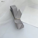 "Adult Cute" for Everyday. Sophisticated Banana Clip with Elegant Ribbon Finish